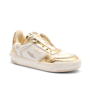 Zadig&Voltaire Skórzane sneakersy WINGS VINTAGE