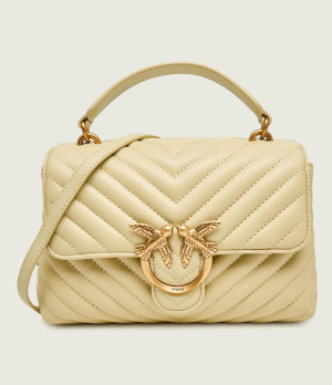 Pinko Skórzany kuferek LOVE LADY PUFF