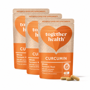 Together Health Organic Curcumin & Turmeric | 3 Pack Offer | 3 x 30 capsules