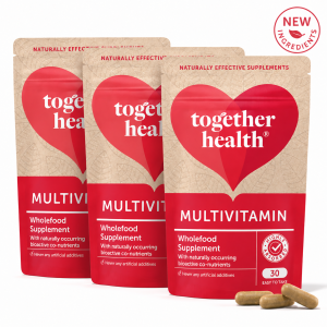 Together Health Organic Multivitamins & Minerals - three-pack shopping offer