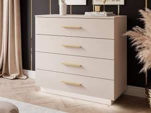 Kommode mit Schubladen und LED-Beleuchtung Nuveo Kaschmir