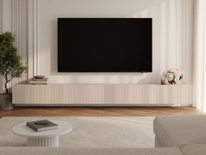 TV-Lowboard mit Türen 300 cm Kioto Cashmere