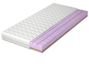 Schaumstoffmatratze mit Polyurethanschaum und Kokosmatte Silence 80x200