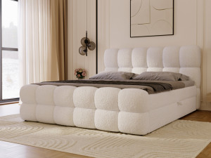 Boxspringbett mit Bettkasten 160x200 Modo Beige