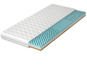 Schaumstoffmatratze mit profilierter Schaumlage und Kokosmatte Sena 180x200