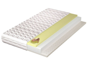 Schaumstoffmatratze mit Memory-Schaum und Latex Tenso 140x200