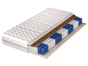 Taschenfederkernmatratze Pocket mit Latexschaum und Kokosmatte Avena 120x200