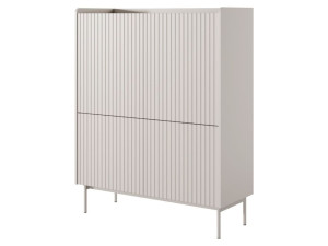 Türkommode Abios Beige, Scandi Eiche