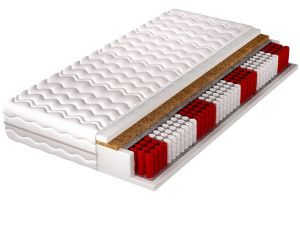Taschenfederkernmatratze Multipocket mit Kokosfasermatte Lunaro 200x200