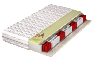 Taschenfederkernmatratze Multipocket mit Viscoschaum und Latex Vilo 140x200