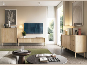 Wohnzimmer-Möbelset Gradimento Eiche Cremona
