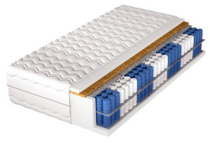 Taschenfederkernmatratze mit Kokosmatte und Polyurethanschaum Cavani 200x200