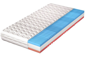 Schaumstoffmatratze mit profiliertem Schaum Nube 90x200