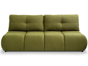 Schlafsofa mit Bettfunktion und Bettkasten Milet Grün