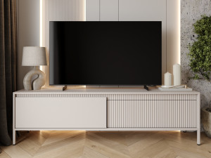 TV-Lowboard mit Türen 187 cm Sorano Beige