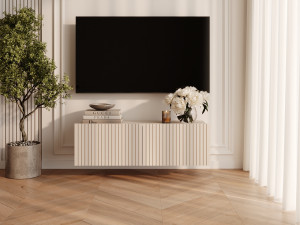 TV-Lowboard mit Türen 100 cm Kioto Cashmere