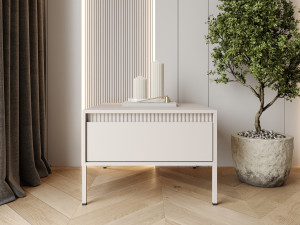 Couchtisch mit Stauraum Sorano Beige