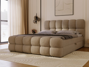 Boxspringbett mit Bettkasten 180x200 Modo Braun