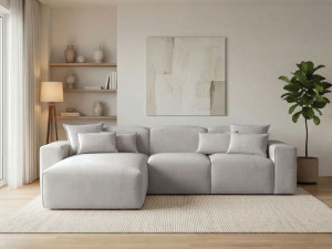 Ecksofa L-Form Links Moderne Ecksofa Leni Grau
