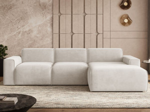Ecksofa L-Form Rechts Lavia Hellbeige