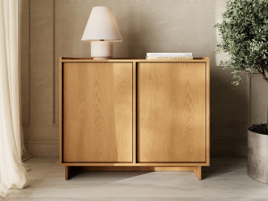 Kommode mit Türen 98 cm Azumi Karamell Eiche
