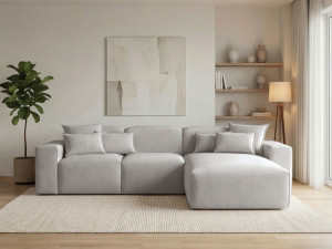 Ecksofa L-Form Rechts Moderne Ecksofa Leni Grau