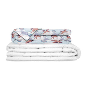 Couverture lestée Gravité Kids Rainbow Horses (Coton)