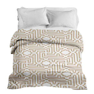 Housse Beige avec des formes