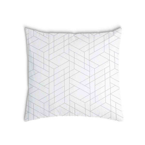 Oreiller Blanche avec des motifs gris