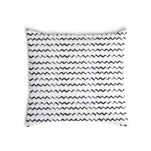 Oreiller Blanche avec des zigzags