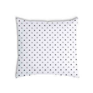 Oreiller Triangles noirs