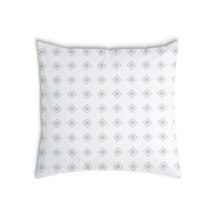 Oreiller Blanche avec des cercles verts