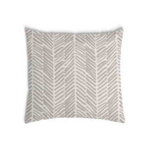Oreiller Beige avec des Rayures