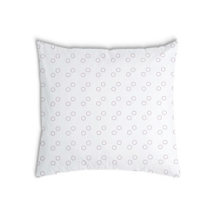 Oreiller Blanche avec des cercles