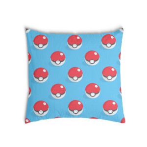 Oreiller Bleu clair avec des pokémons