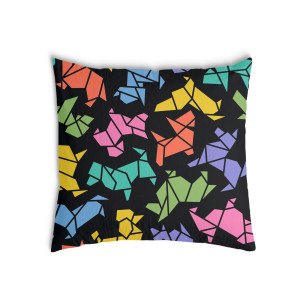 Oreiller Avec des chiens en origami