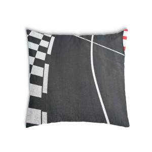 Oreiller Gris foncé avec une Rayure blanche