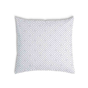 Oreiller Blanc avec des motifs gris