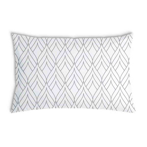 Oreiller Blanche avec des formes 3d