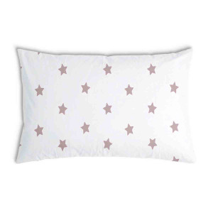 Oreiller Blanche avec des étoiles Roses
