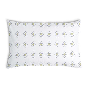 Oreiller Blanche avec des cercles verts