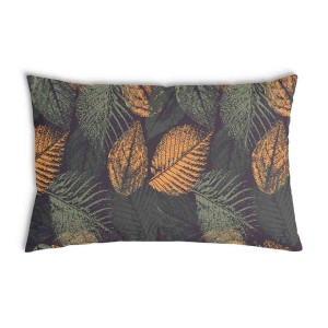 Oreiller Avec un motif de feuilles d'automne