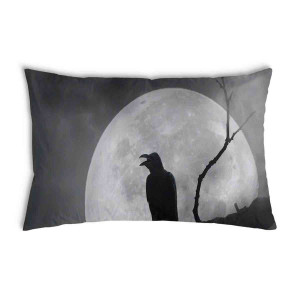 Oreiller Corbeau noir