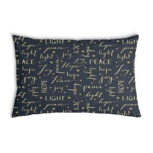 Oreiller Inscriptions dorées