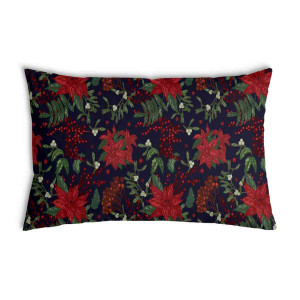 Oreiller Fleurs Rouges