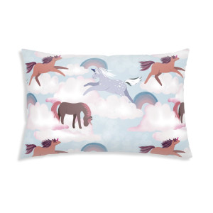 Oreiller Rainbow horses