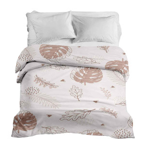 Housse Feuilles sur fond blanc 1