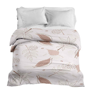 Housse Feuilles sur fond blanc 2