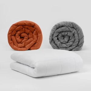 Kołdra obciążeniowa Gravity Szary (Całoroczna) + Letnia poszewka