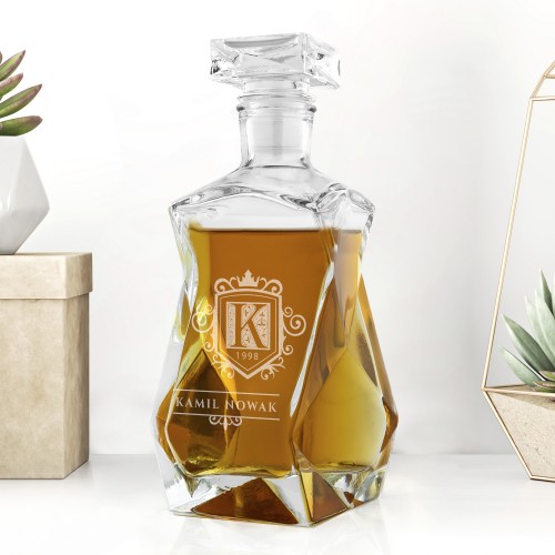 Karafka do whisky z grawerem dla mężczyzny - Fenomen